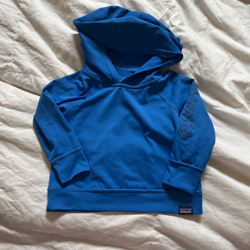 Patagonia Capilene Cool Daily Hoodie 6-12 months in blue